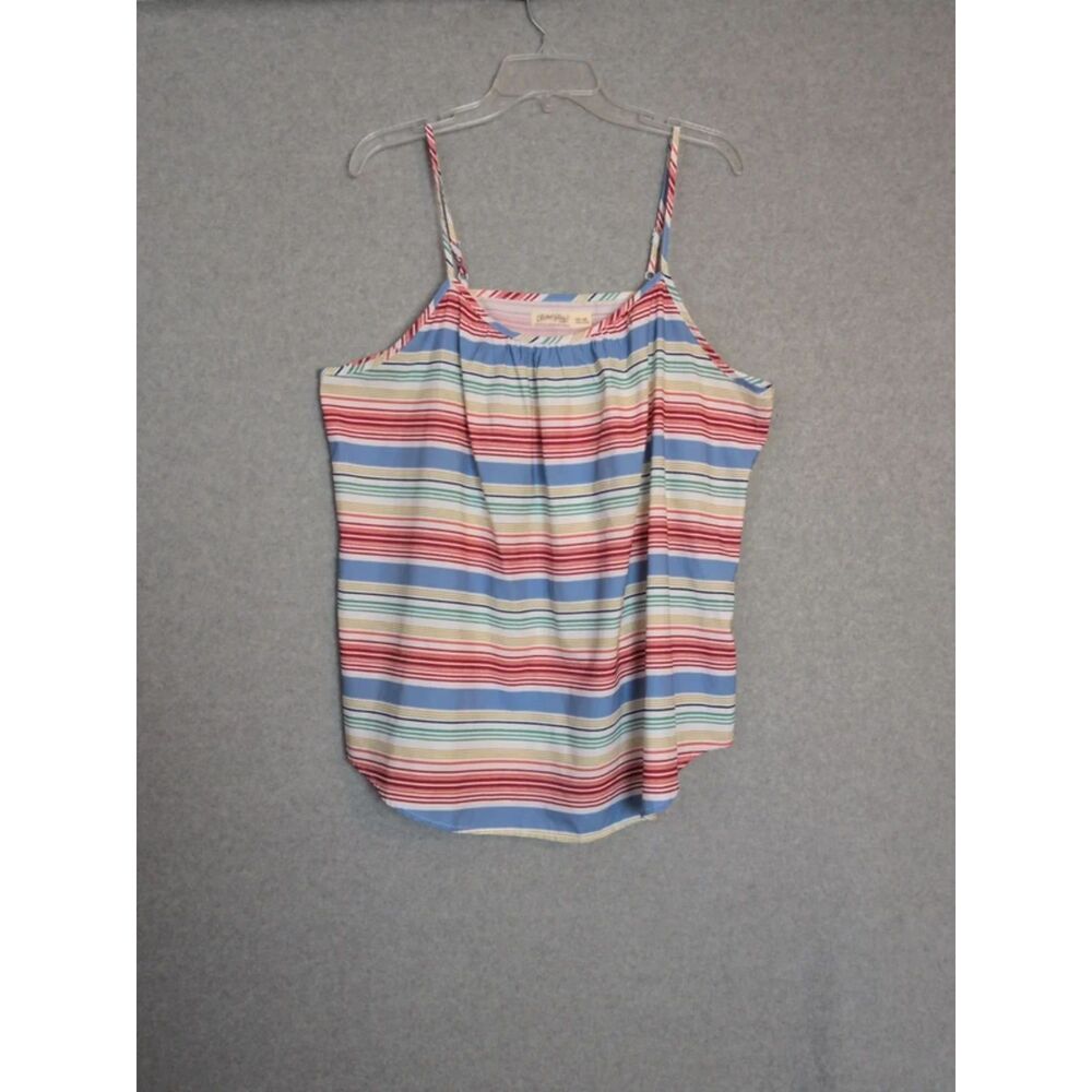 Faded Glory Multicolor Polyester Tank XXL